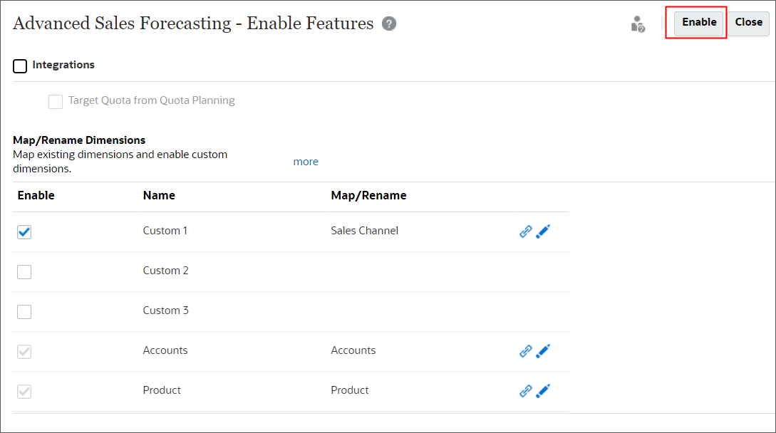 Click Enable